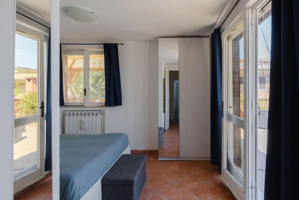 Penthouse With Jacuzzi On Private Terrace In Trastevere Róma Kültér fotó